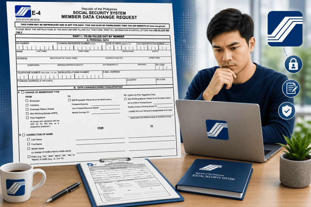 sss number recovery form