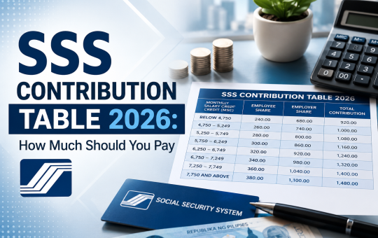 SSS Contribution Table 2026: How Much Should You Pay