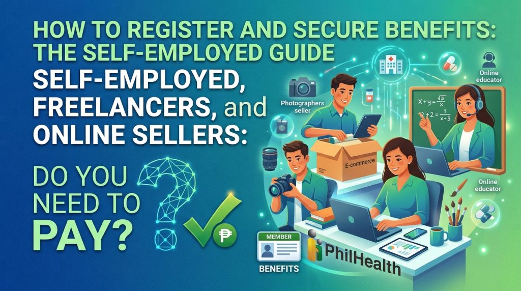 How to register in Philhealth and pay for freelancers, self employed and online sellers