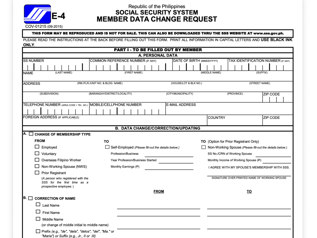 sss form e4