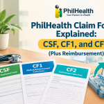 CF! and CF2 and CSF Philhealth forms