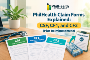 CF! and CF2 and CSF Philhealth forms