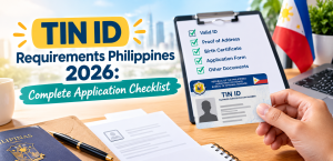 image of tin id requirements complete application checklist