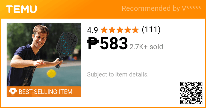 Pickleball Temu Amazing Deals