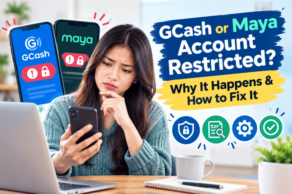 Maya or GCash Account Restricted fix