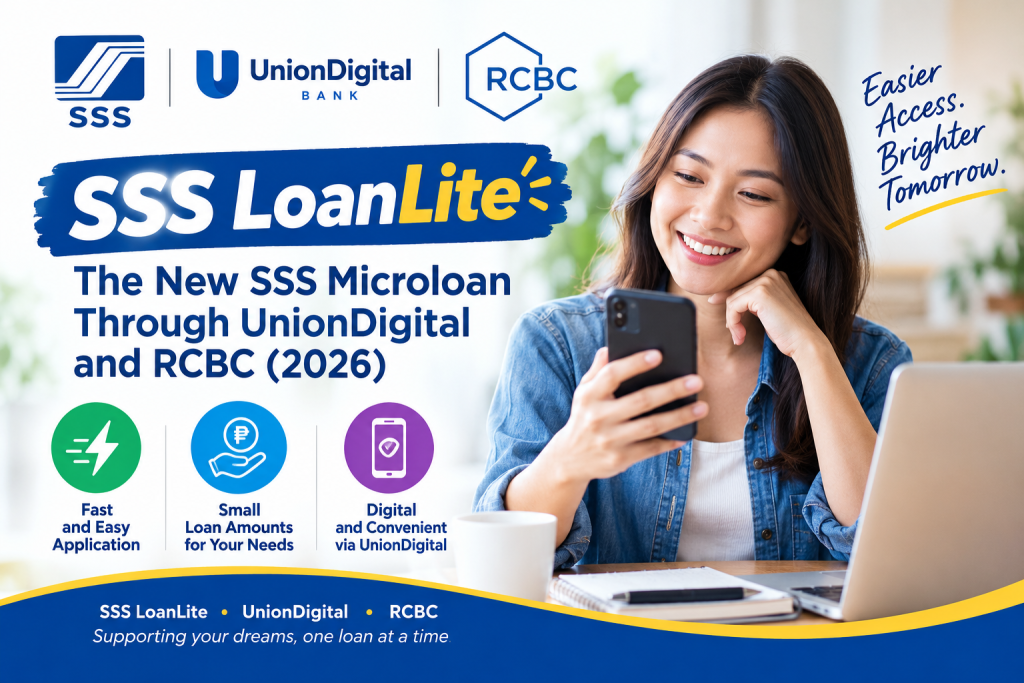 SSS LoanLite Through UnionDigital